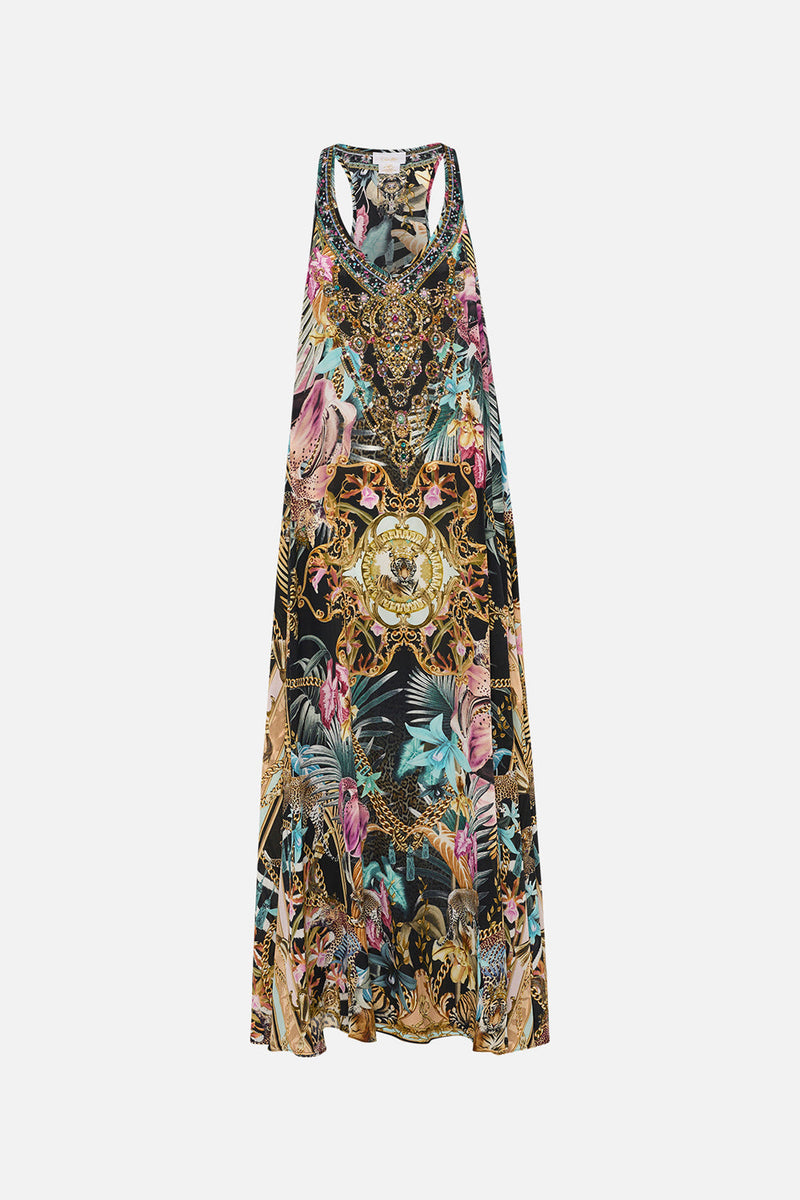 V NECK RACERBACK DRESS CALL OF THE CATHEDRAL