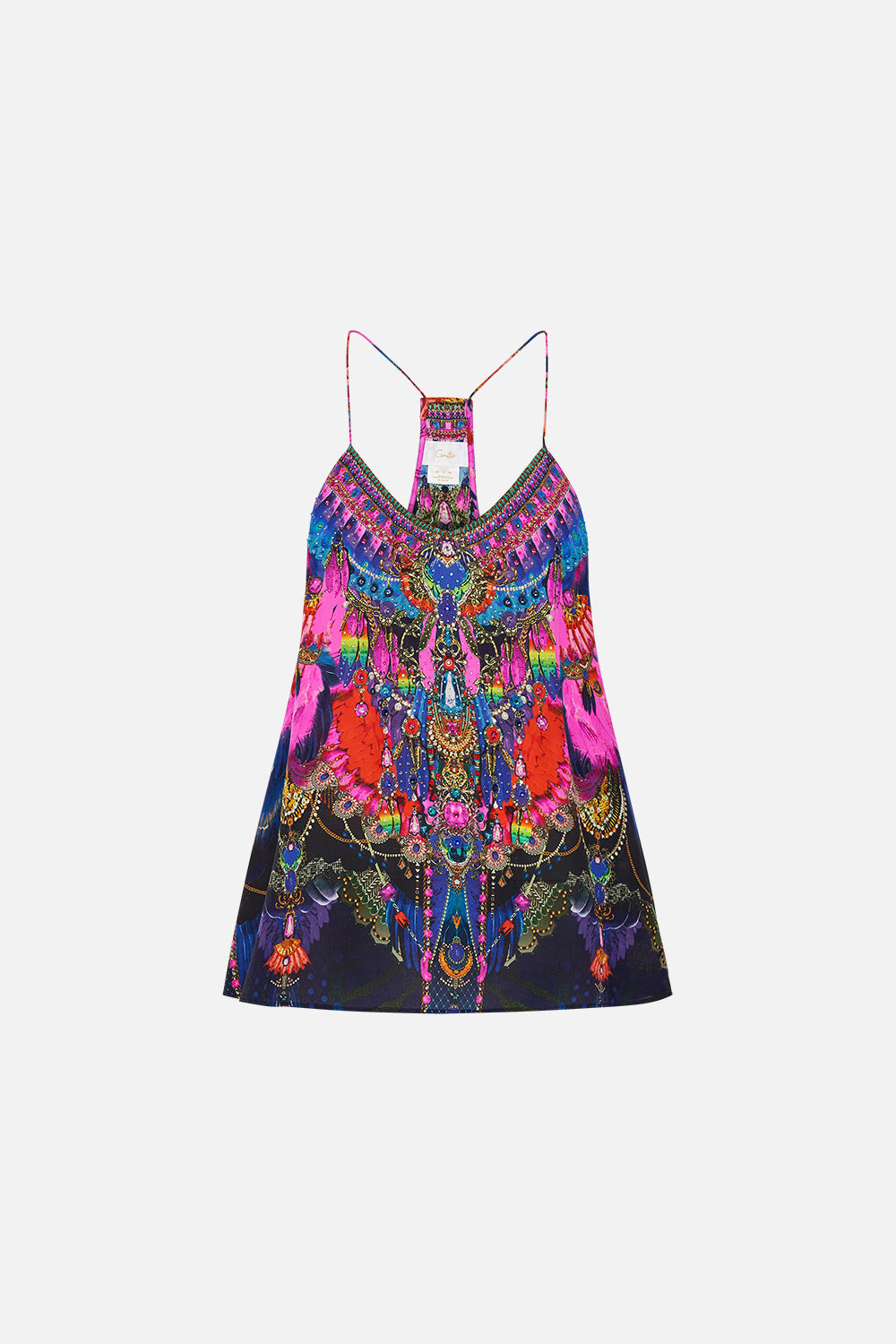 T BACK SHOESTRING TOP DANCING WITH DESTINY