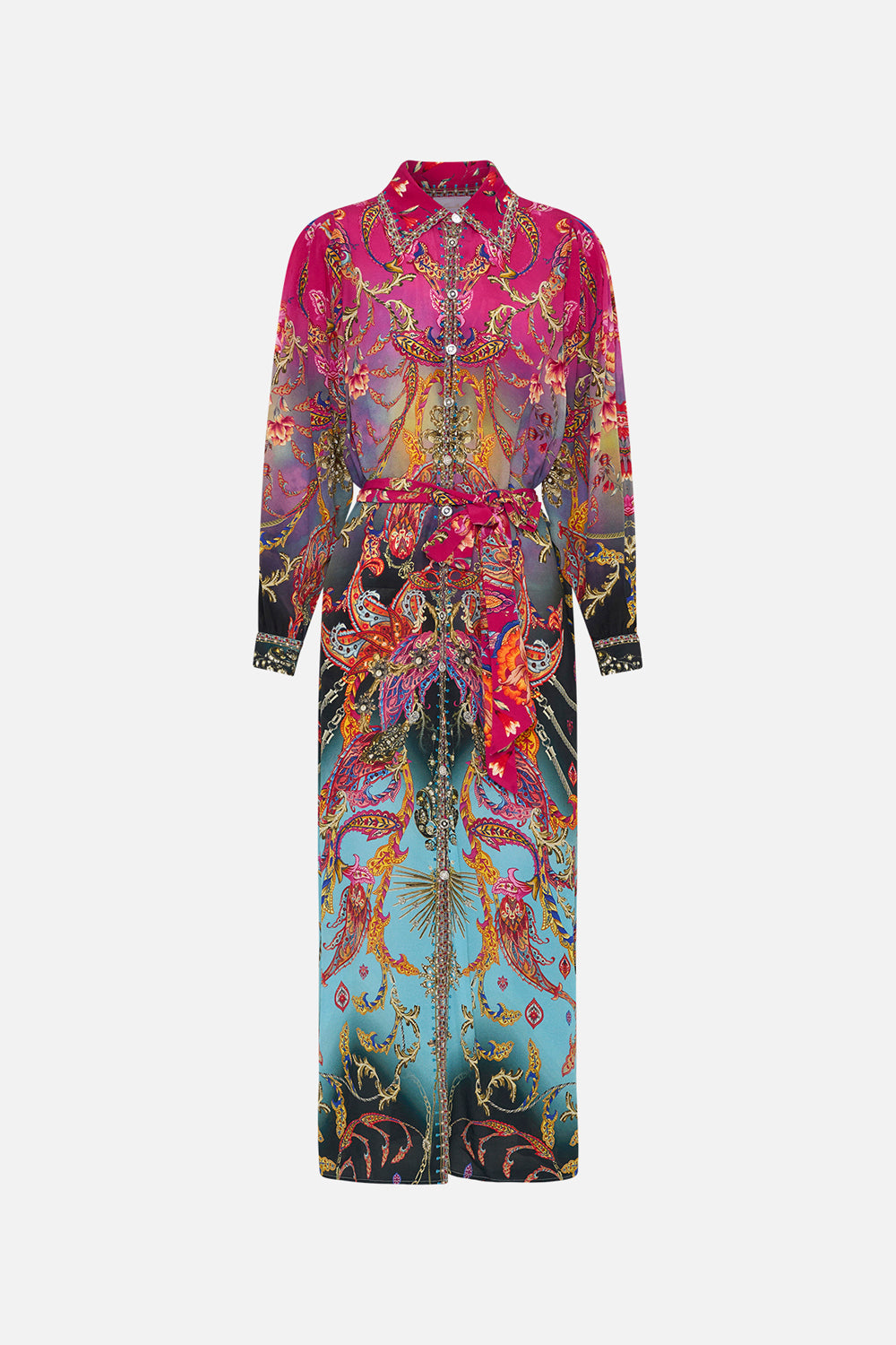 CURVED COLLAR SHIRT DRESS WHAT LIES BENEATH