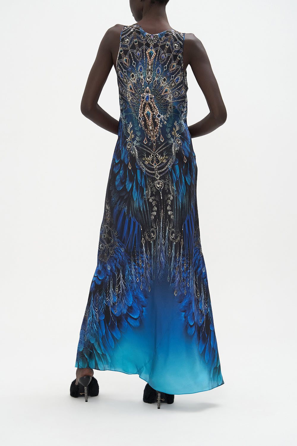 BIAS CUT TANK DRESS GROUND CONTROL