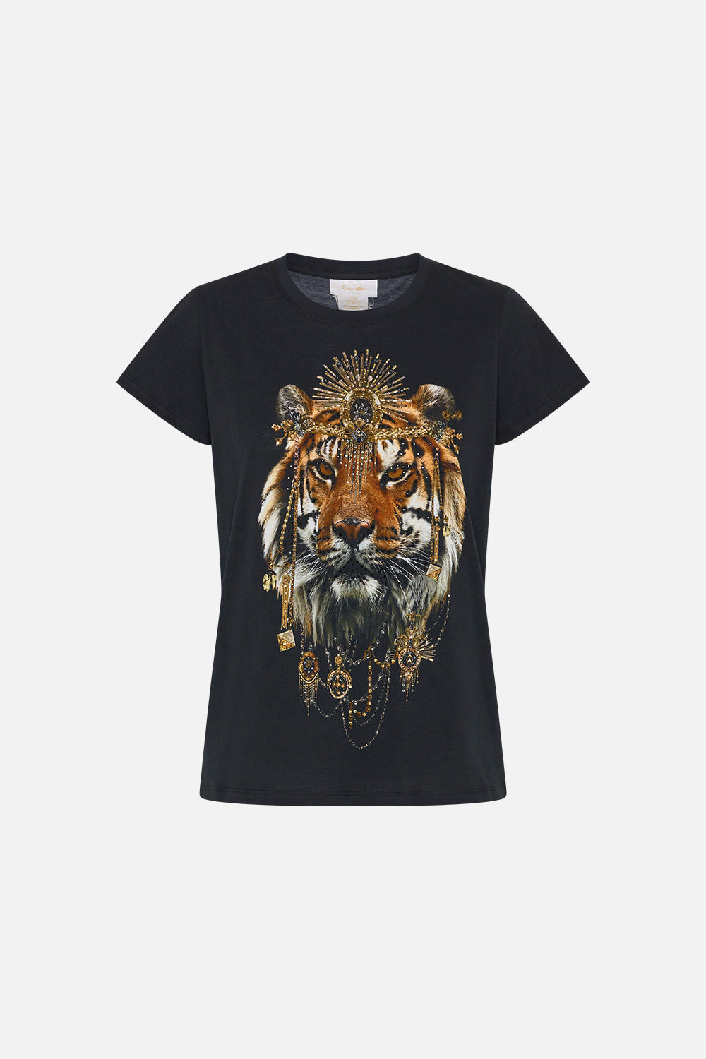 SLIM FIT ROUND NECK T-SHIRT THE NIGHT IS NOIR