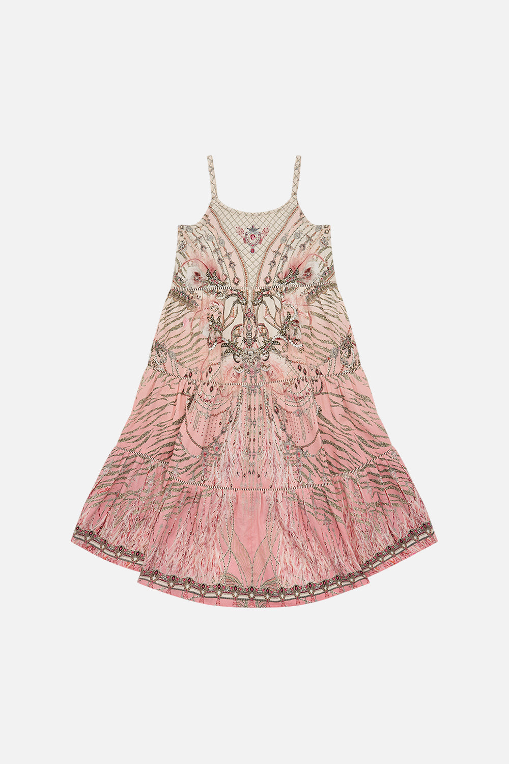 KIDS HIGH LOW HEM DRESS 12-14 STARSHIP SISTAS