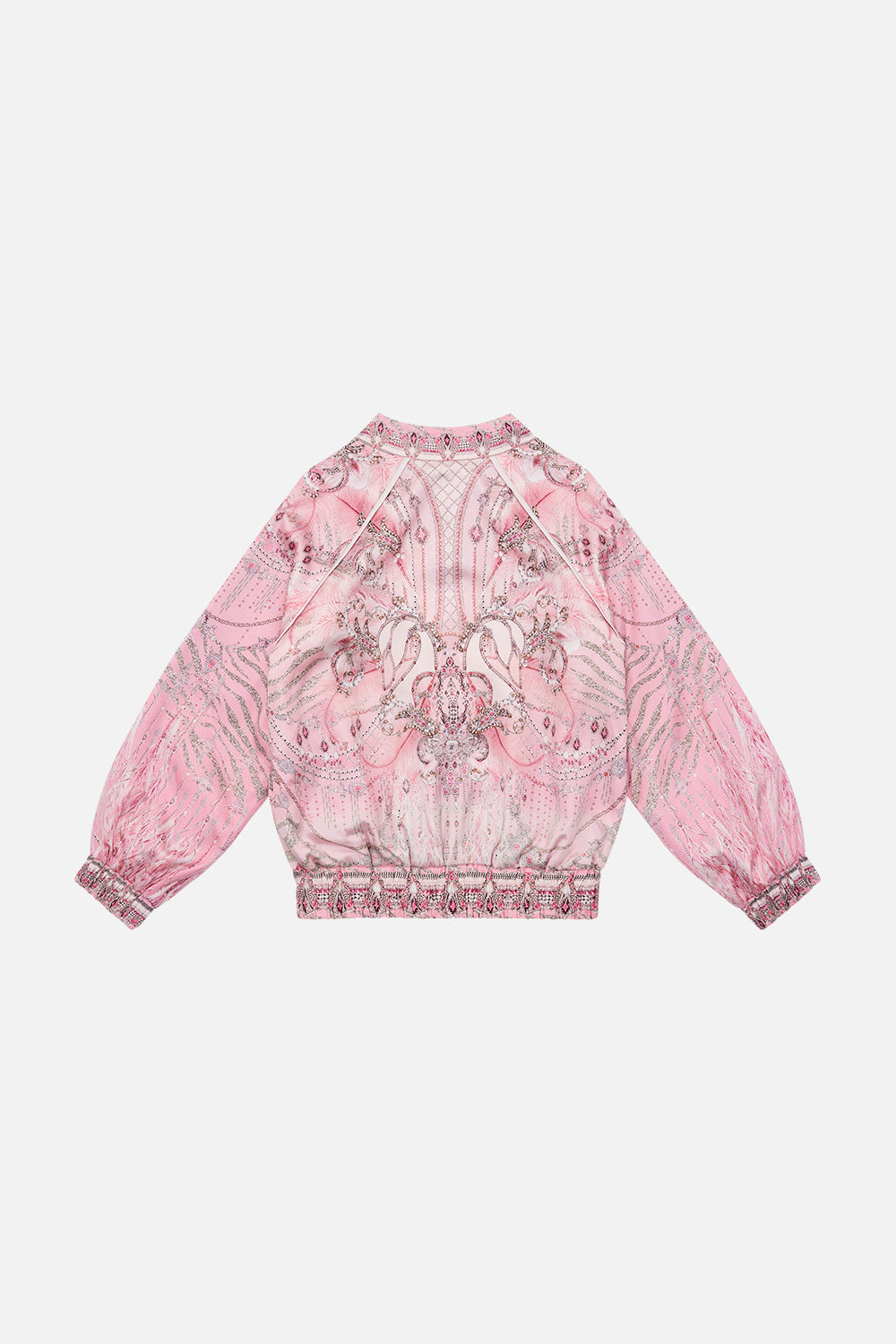 KIDS SELF COLLAR BOMBER JACKET 4-10 STARSHIP SISTAS