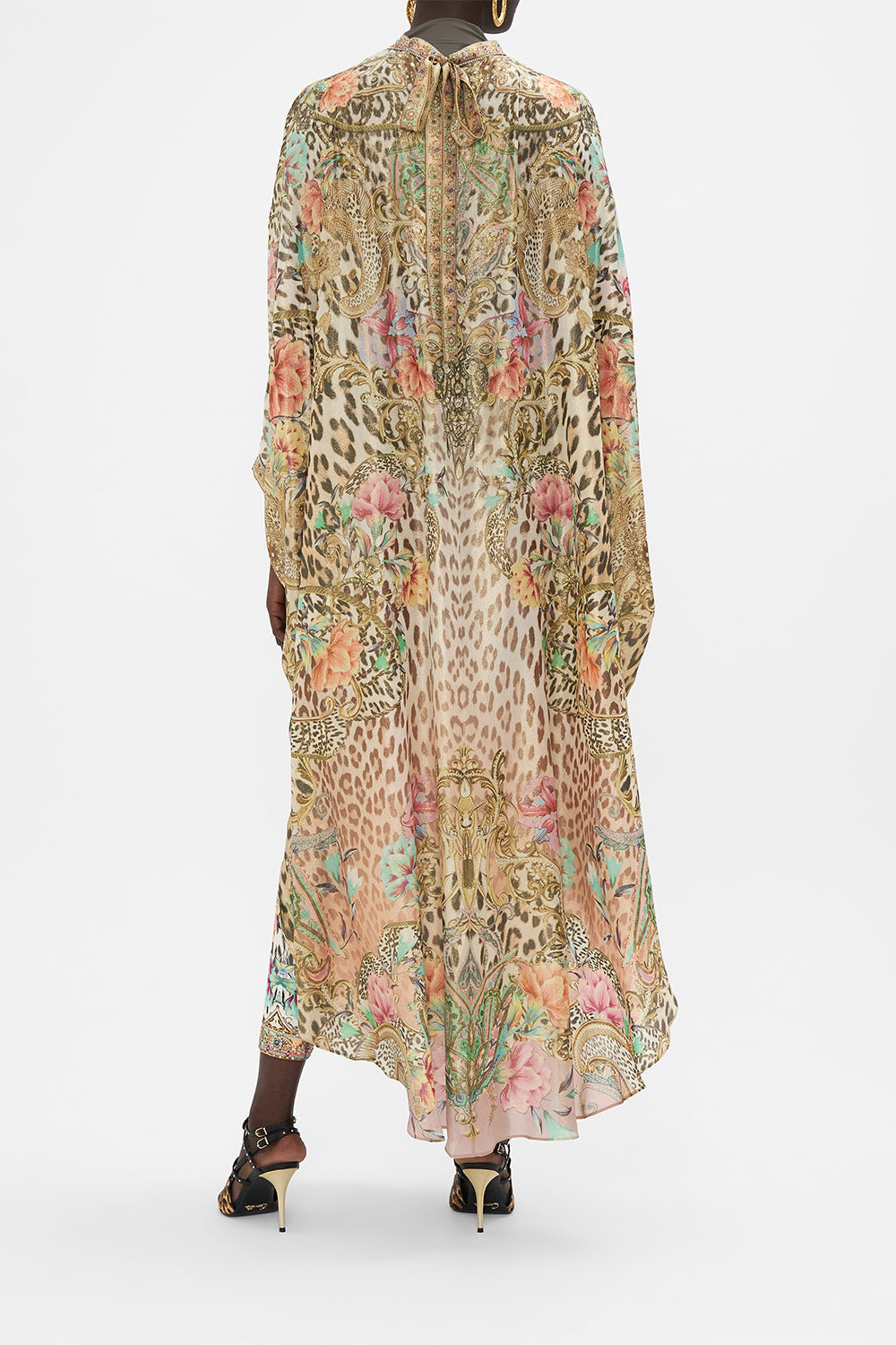 HIGH COLLAR KAFTAN WITH TIE QUEEN ATLANTIS