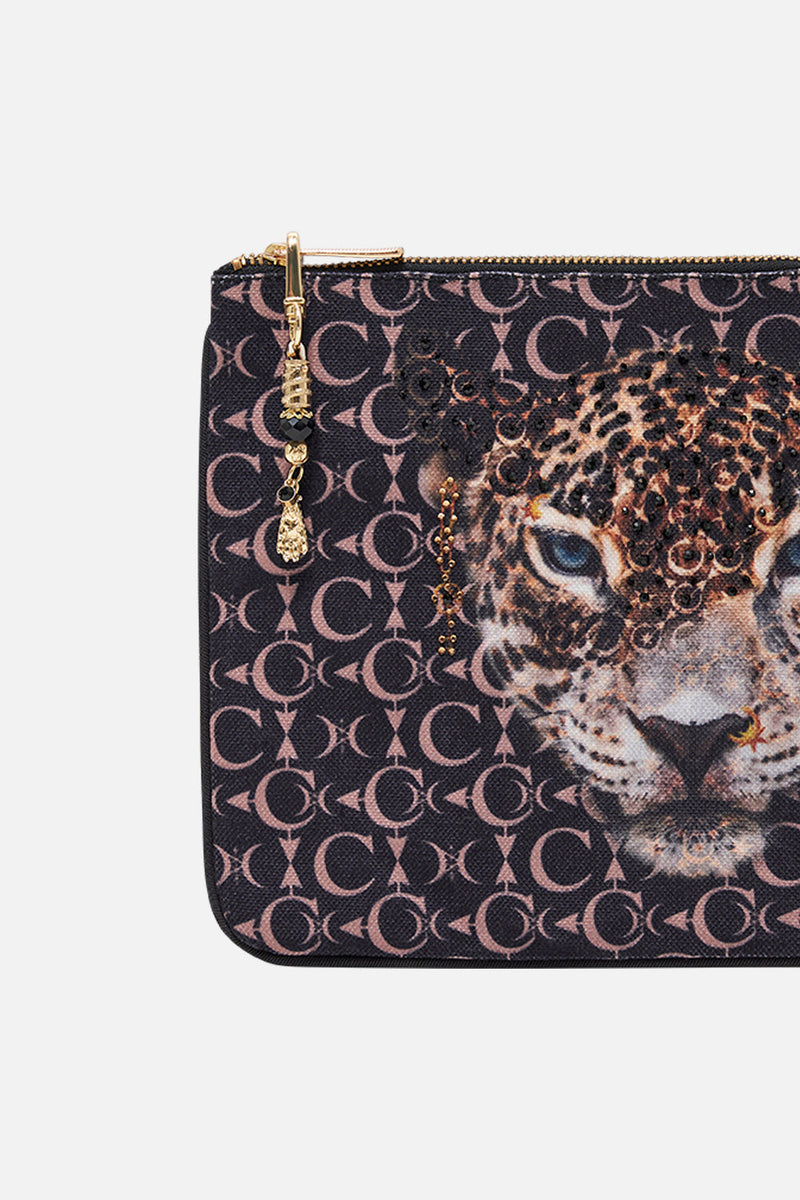 SMALL CANVAS CLUTCH SHOW GIRL