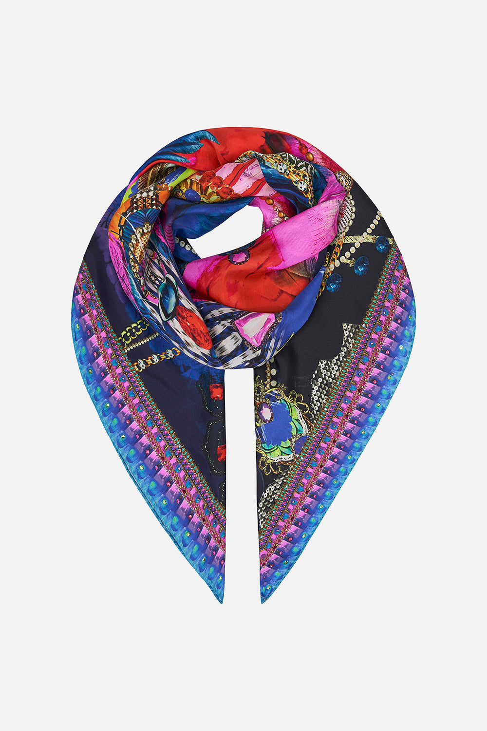 LARGE SQUARE SCARF DANCING WITH DESTINY