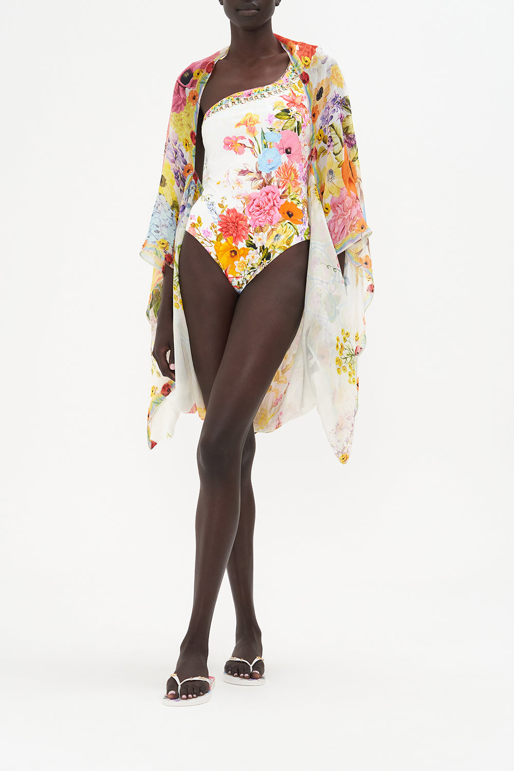 Silk Shrug Sunlight Symphony print by CAMILLA
