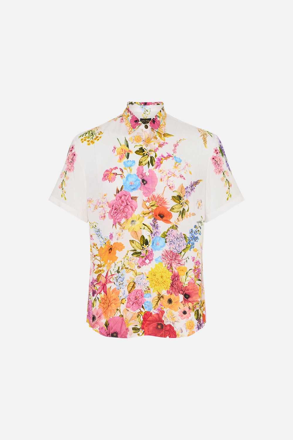 SHORT SLEEVE BUTTON THROUGH SHIRT SUNLIGHT SYMPHONY