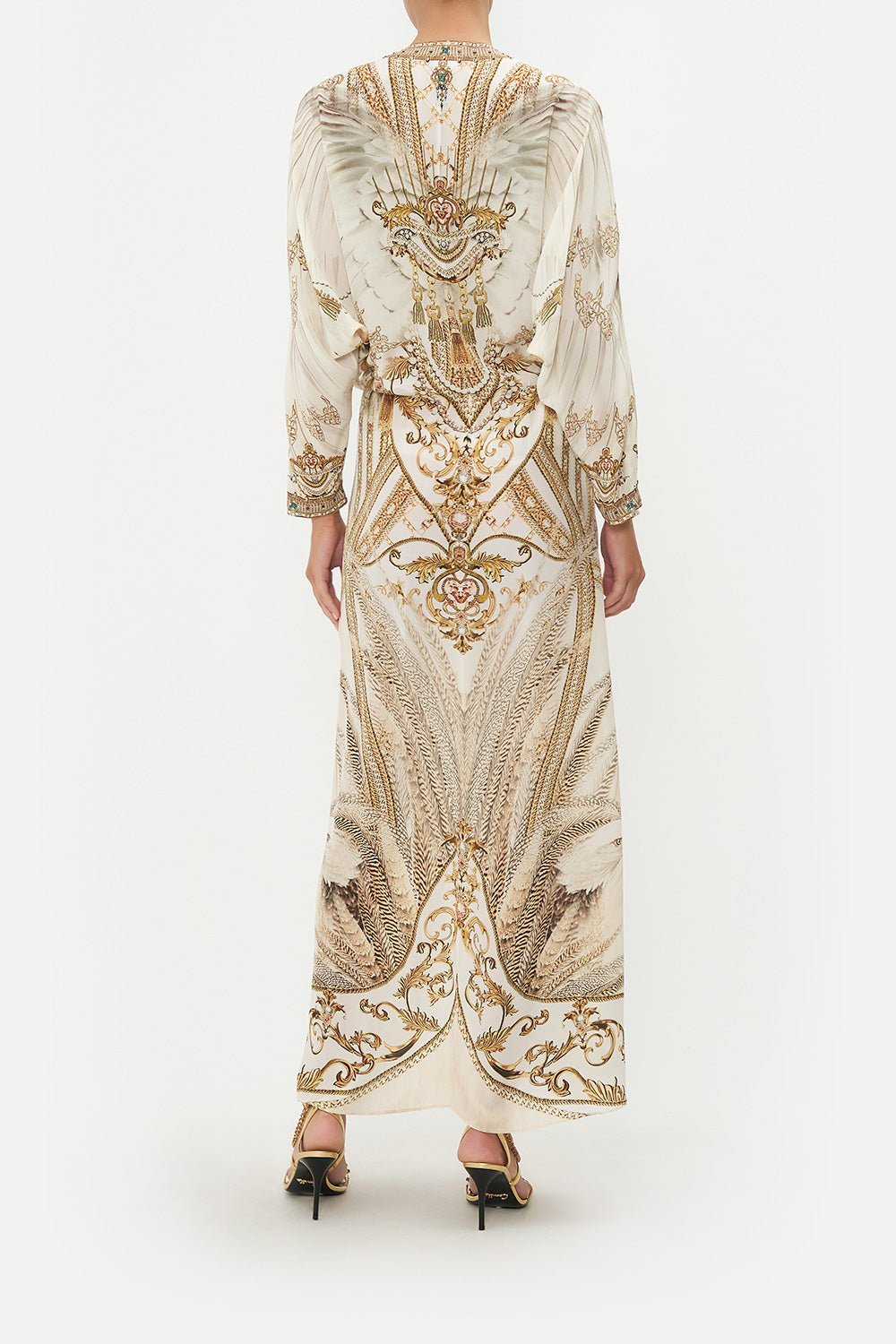 TWIST FRONT BATWING DRESS SOAR LIKE AN EAGLE