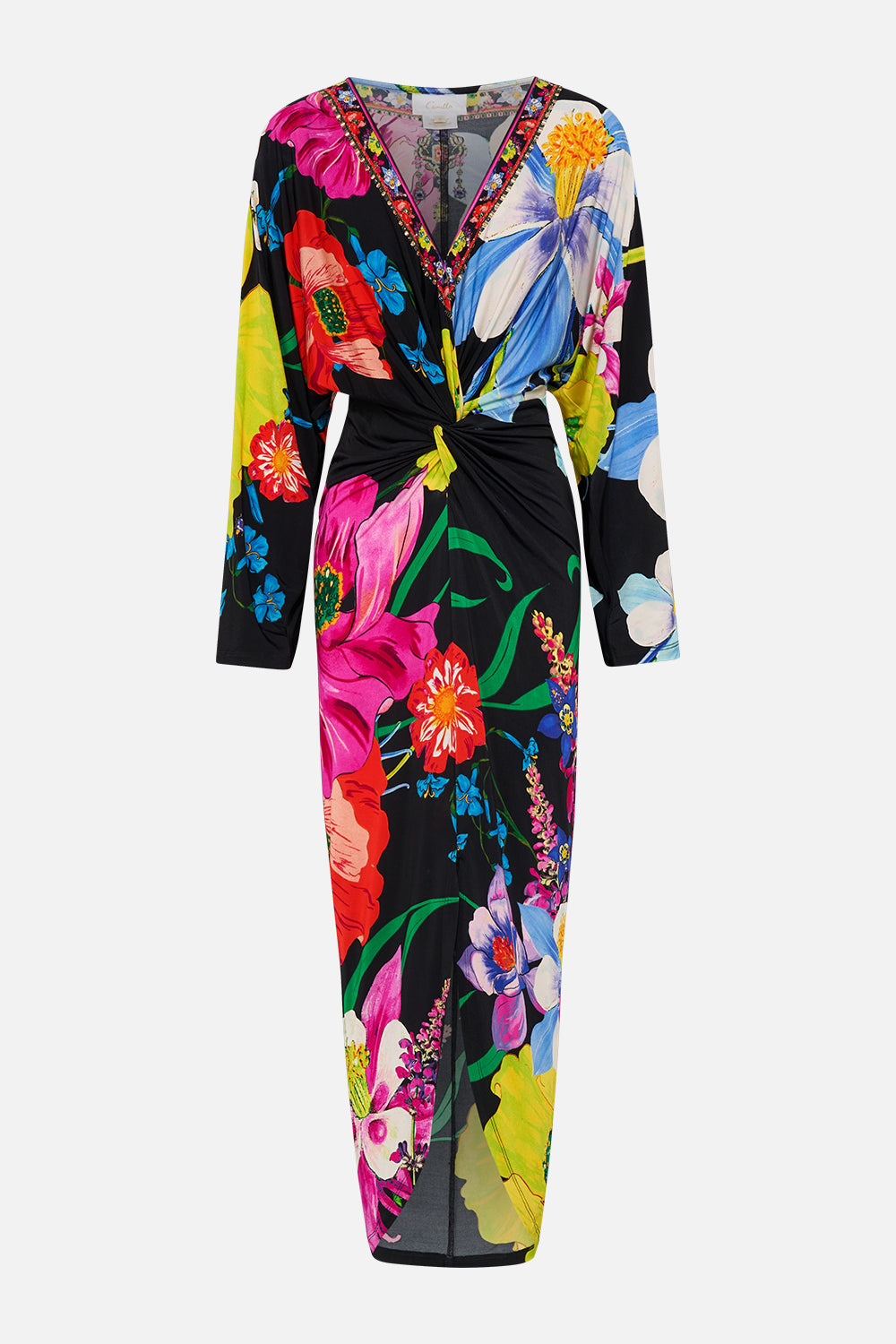 LONG SPLIT FRONT TWIST DRESS AWAY WITH THE FAIRIES