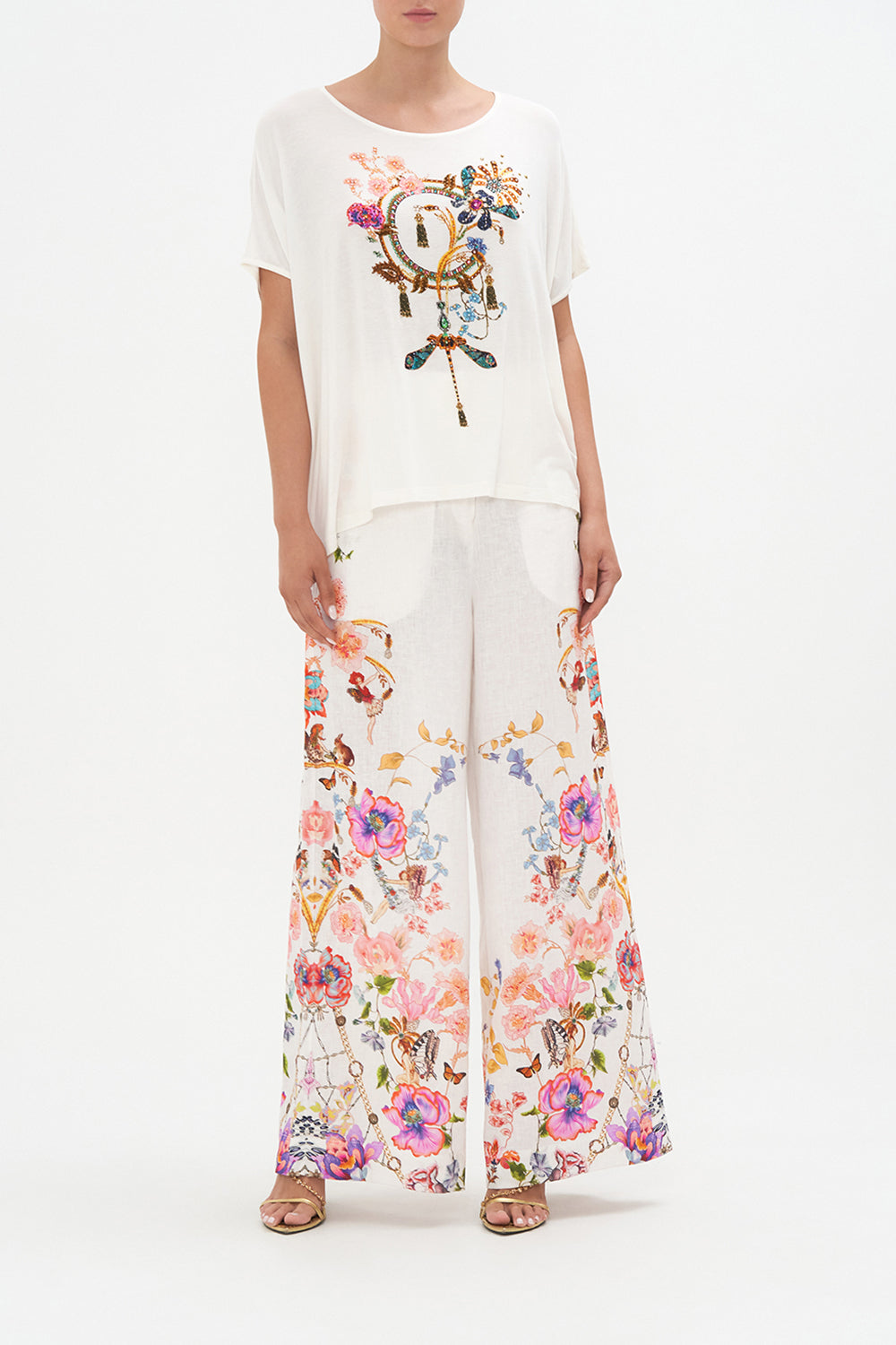 LOOSE FIT ROUND NECK TEE SPIDER GIRL