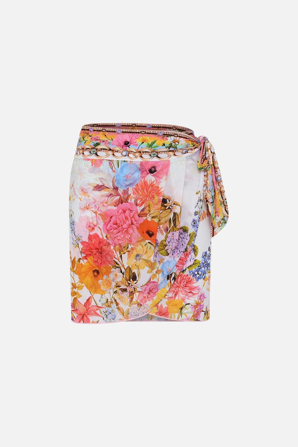 SHORT DRAPED SARONG SUNLIGHT SYMPHONY