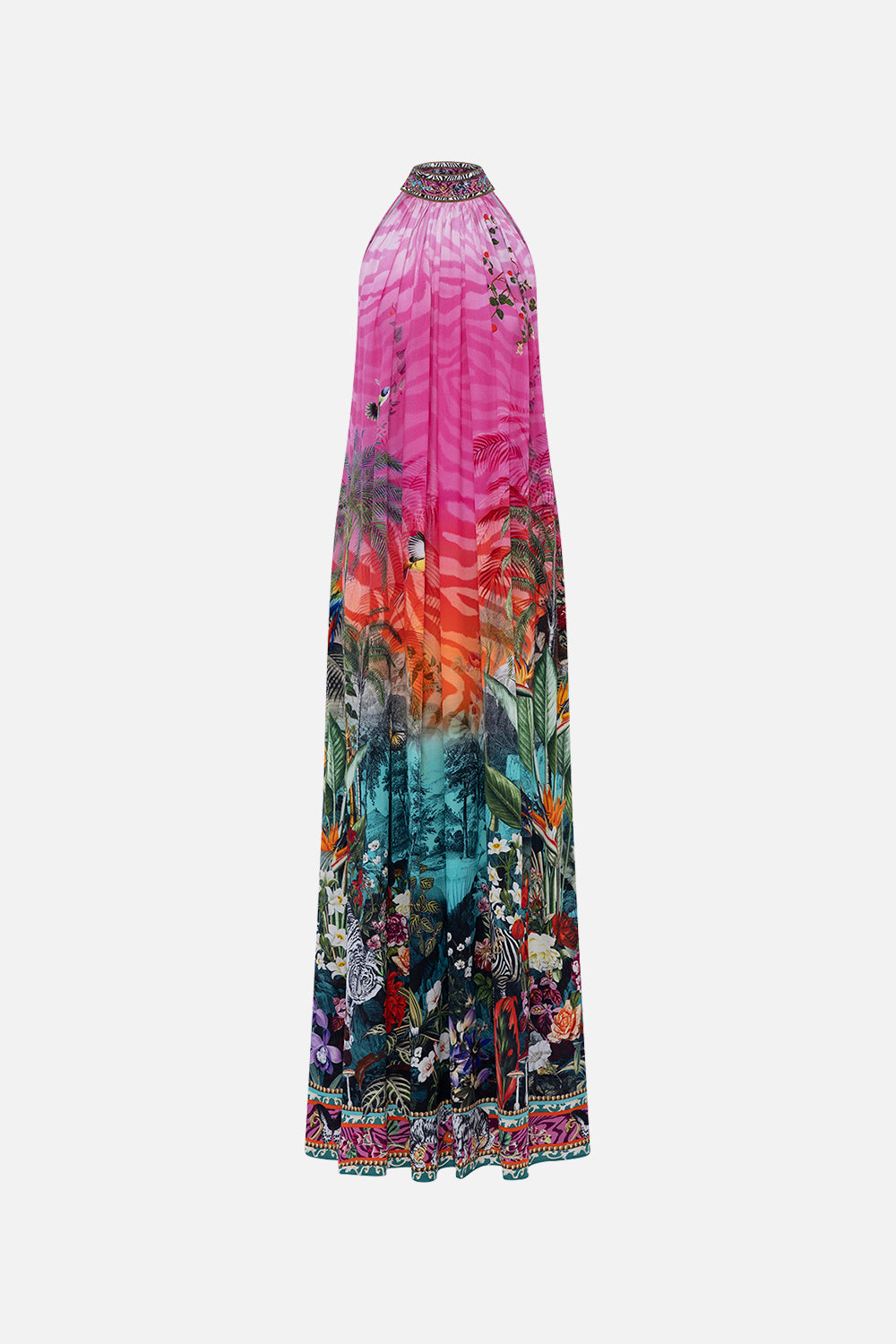 TIE NECK LONG DRESS UNTAMED RUNAWAY