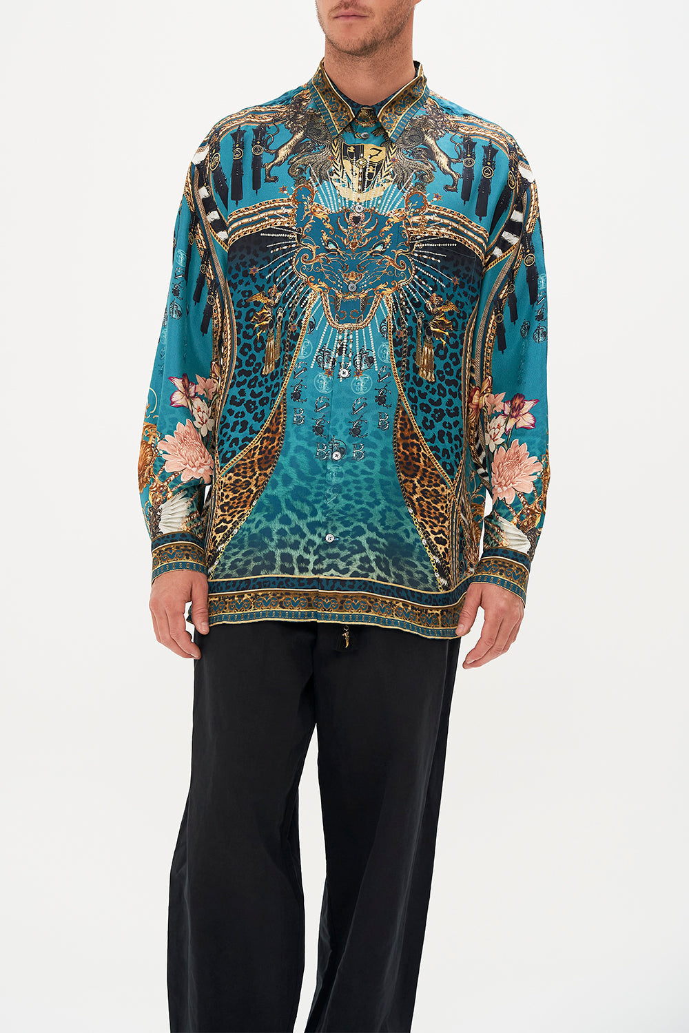 MENS OVERSIZED SHIRT TIGER PANTS