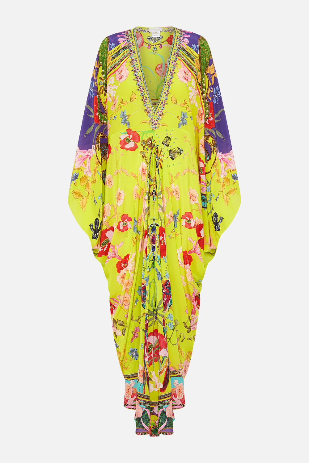 T SHAPE LONG KAFTAN PEACOCK PROUD