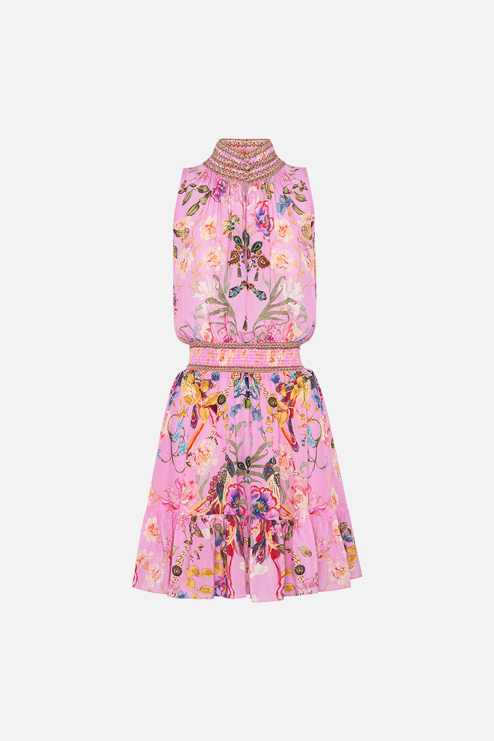 HIGH NECK SLEEVELESS MINI DRESS LOOK AT ME