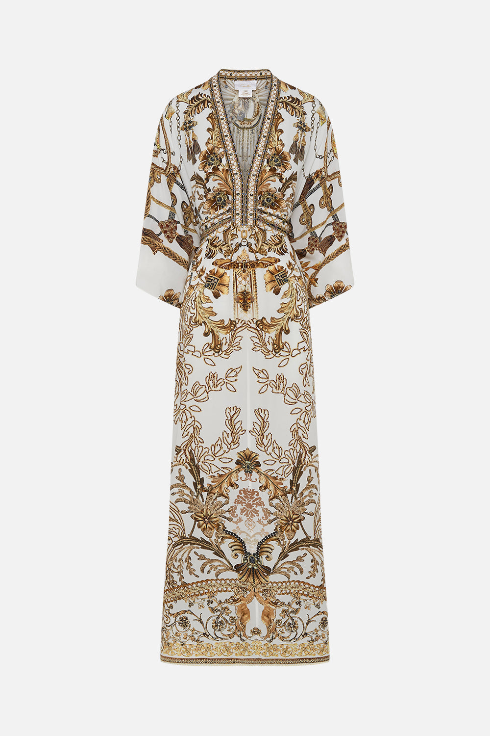 WAIST TIE LONG KAFTAN ROAD TO RICHESSE