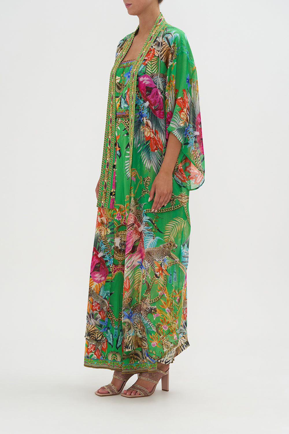 KIMONO LAYER WITH COLLAR CURIOUS AND CURIOUSER