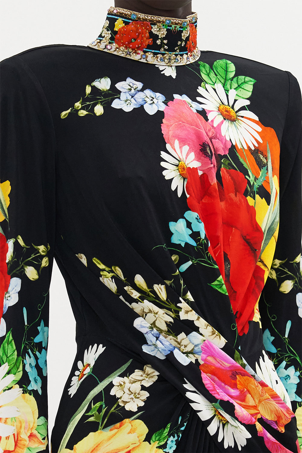 CROSS FRONT MINI DRESS DIVINE DIVINITY