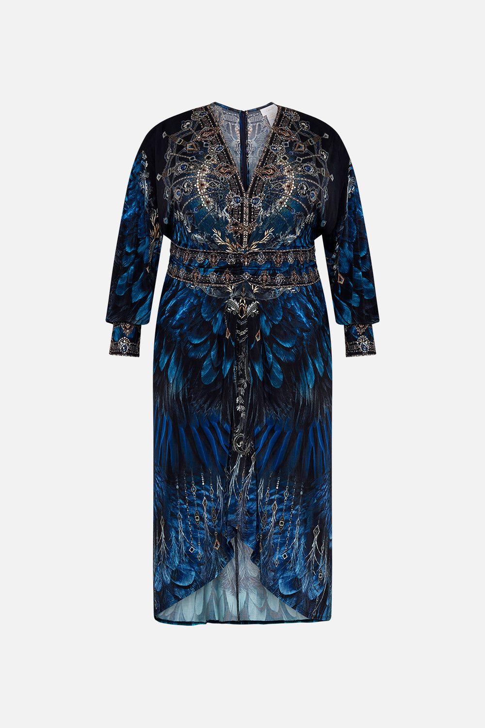 BELTED JERSEY DRESS GROUND CONTROL