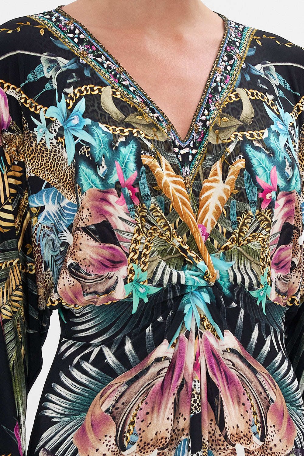 TWIST FRONT DRESS CHILD OF THE WILD