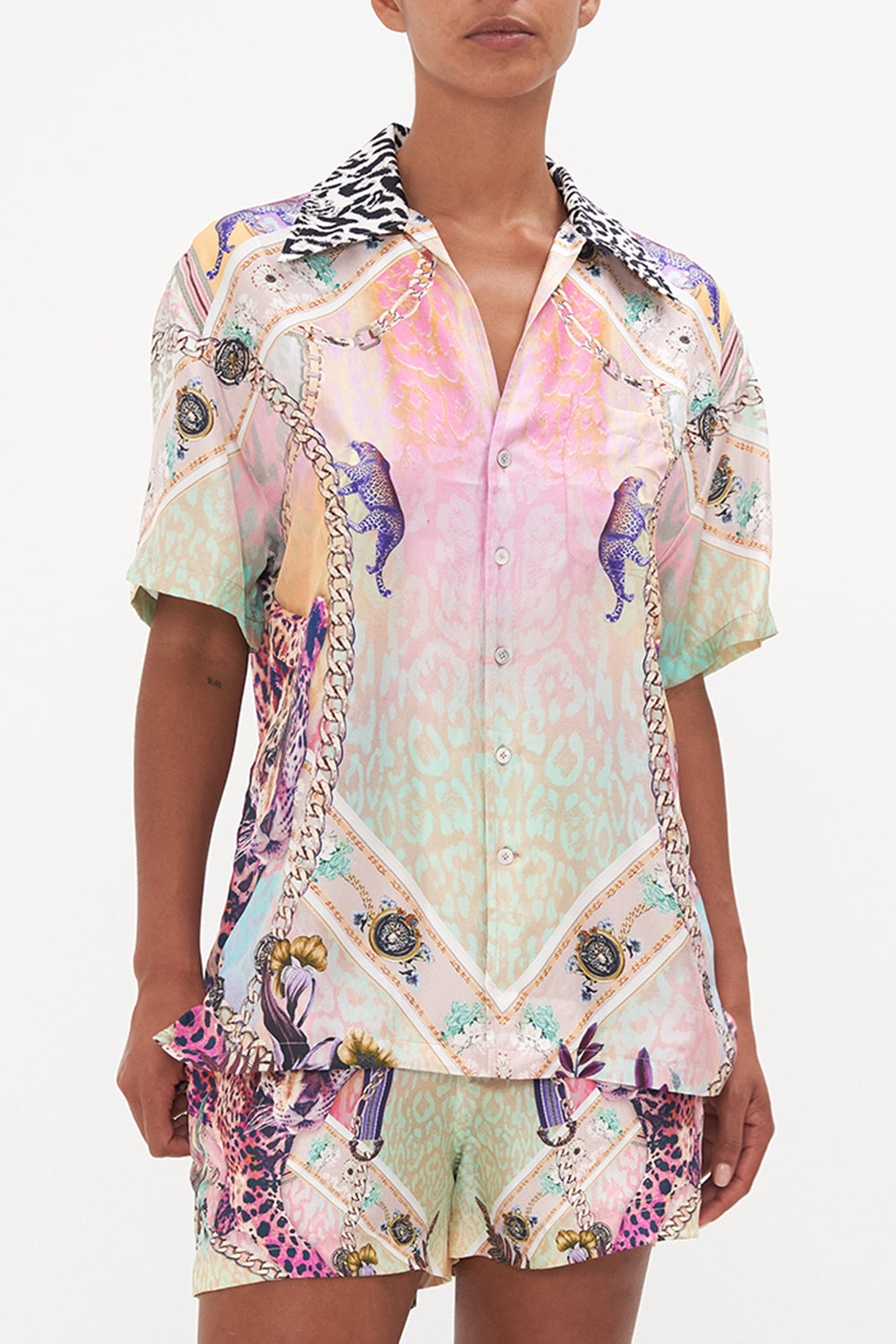 OVERSIZED POCKET SHIRT KITTY KAT KLUB