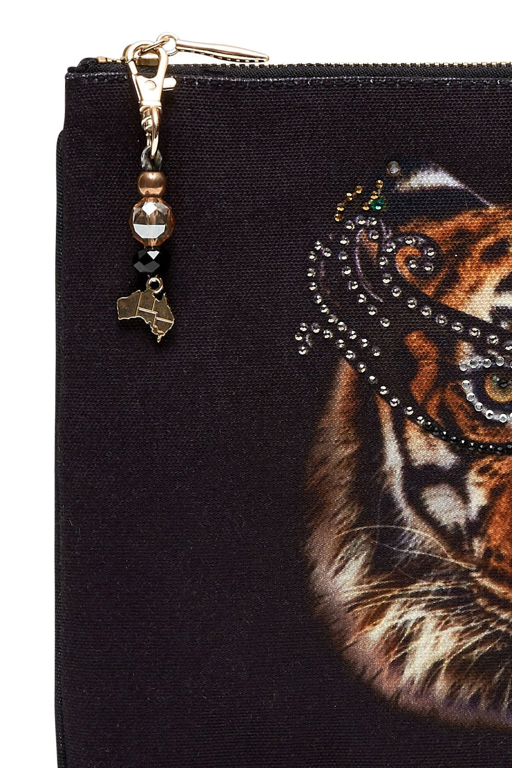 SMALL CANVAS CLUTCH PLACEMENT