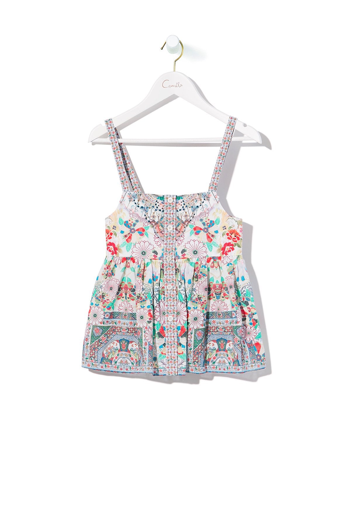 KIDS' BUTTON FRONT TOP TIME AFTER TIME