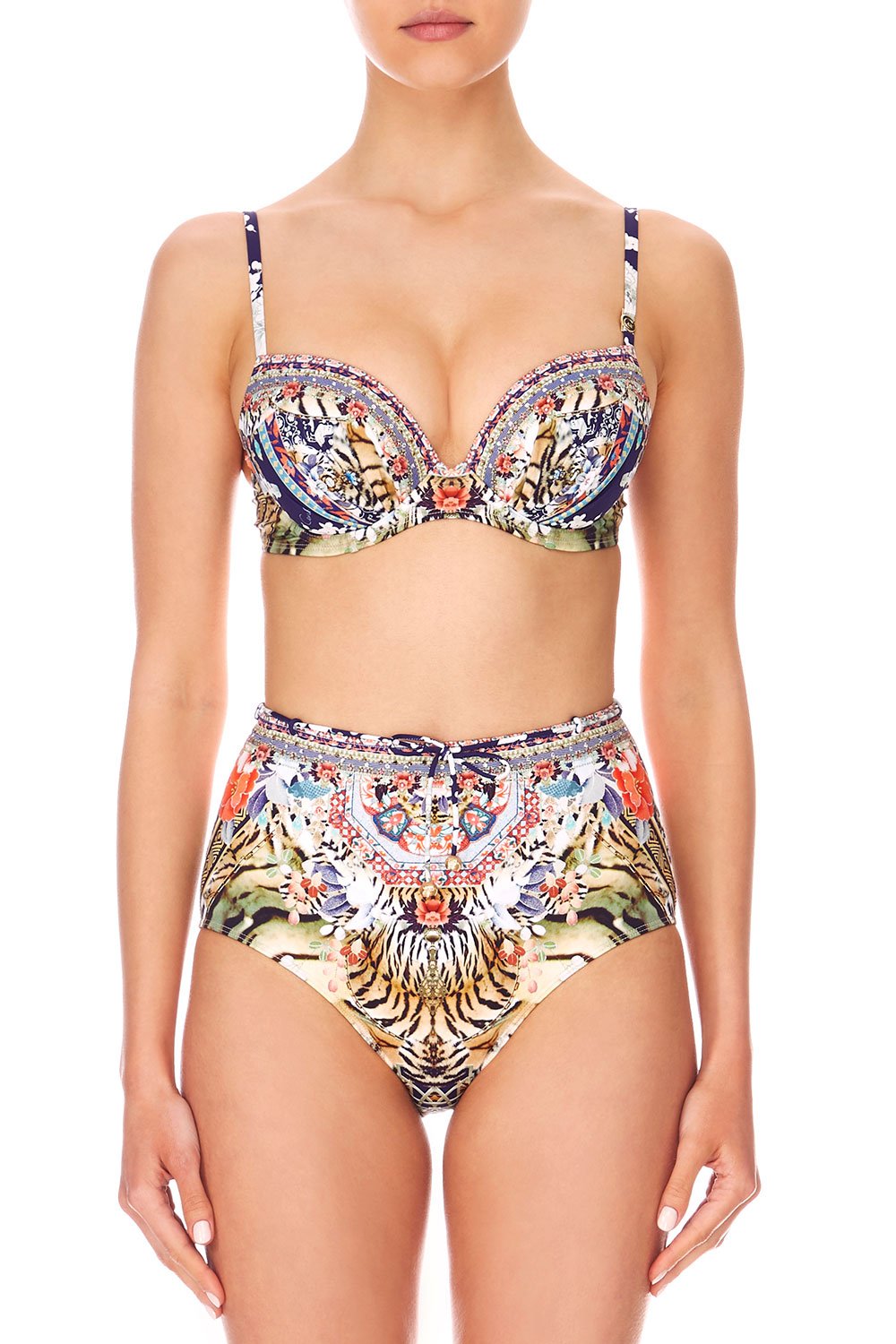 MOULDED PLUNGE BRA WITH TRIM THE LONELY WILD