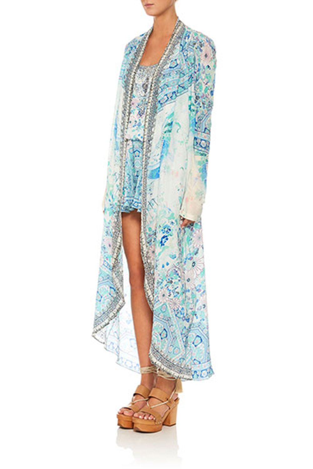 LONG CASUAL JACKET WITH POCKETS HEAD IN THE CLOUDS