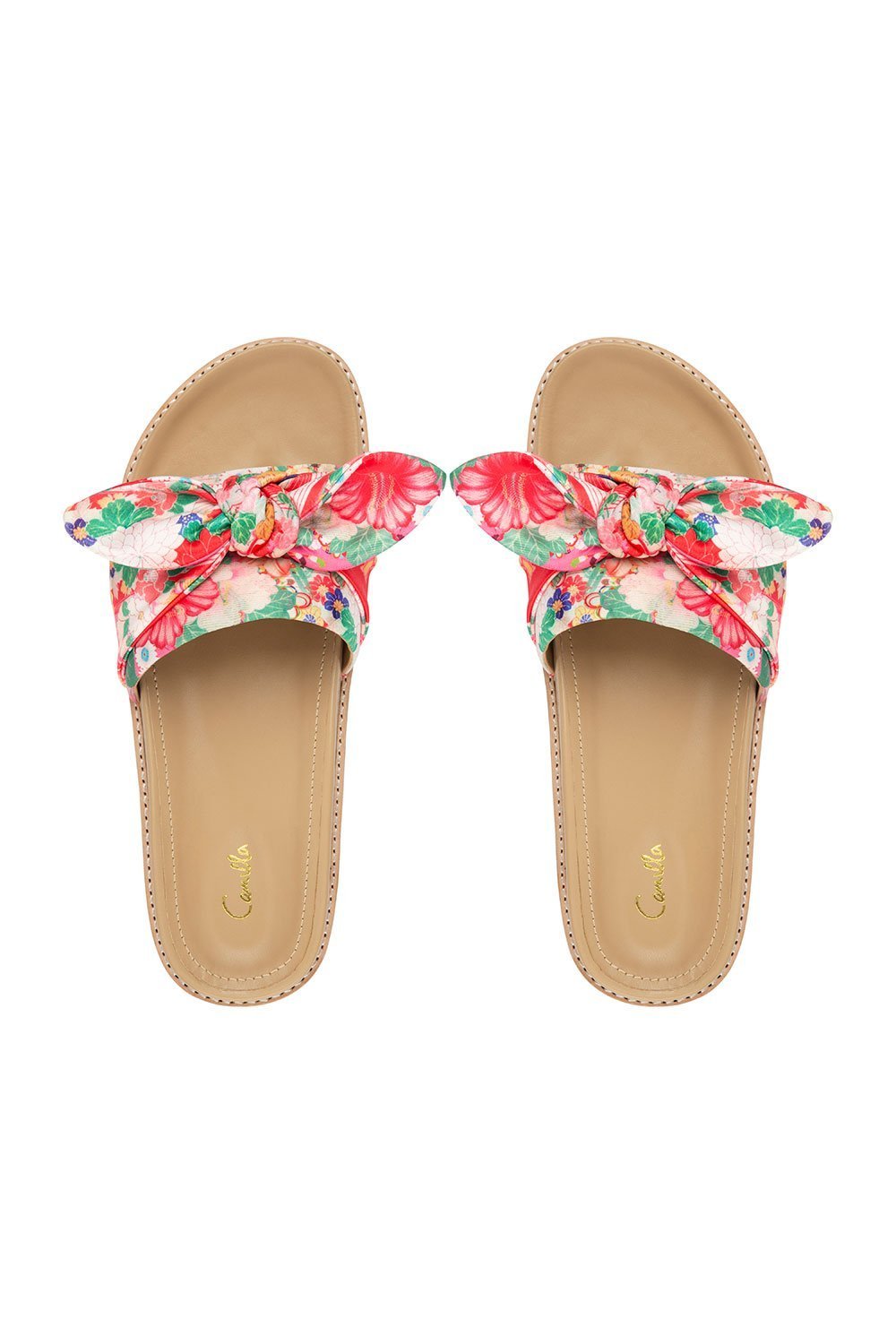 OBI TIE FOOTBED SLIDE KIMONO KISSES