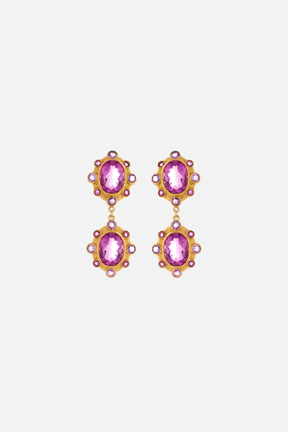 CALYPSO AMETHYST EARRINGS MULTI
