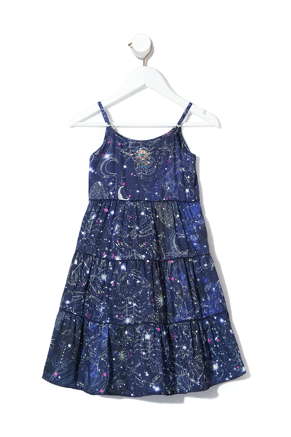KIDS HI LOW HEM DRESS STARGAZERS DAUGHTER