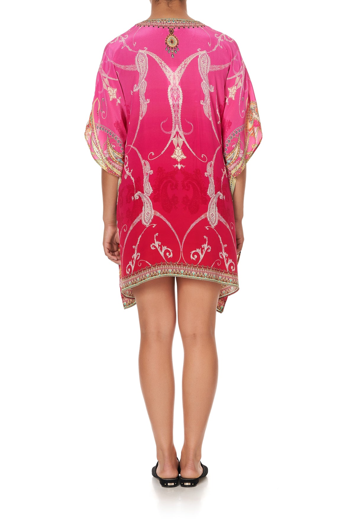 SHORT LACE UP KAFTAN RAINBOW RHYTHM