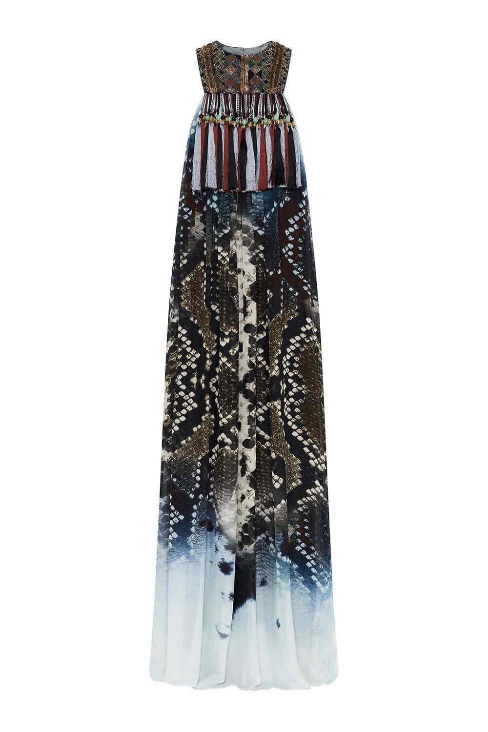 BEADED LONG DRESS PREY