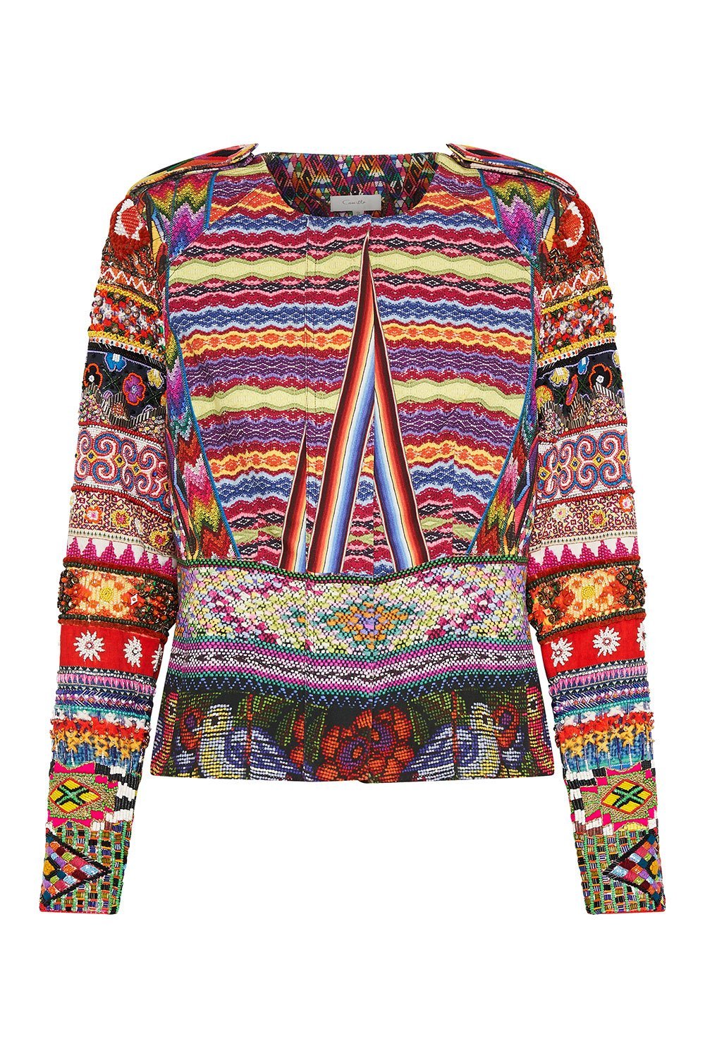 EMBELLISHED JACKET TAPESTRY OF TIME