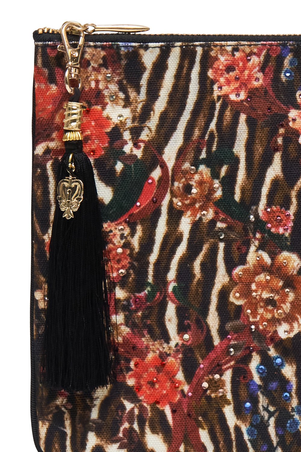 SMALL CANVAS CLUTCH LIV A LITTLE