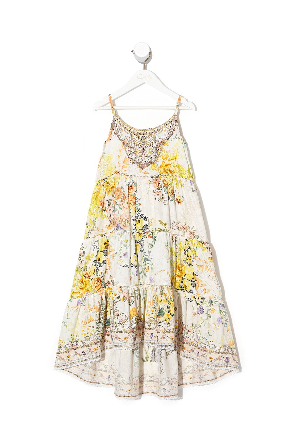 INFANTS HIGH LOW HEM DRESS IN THE HILLS OF TUSCANY