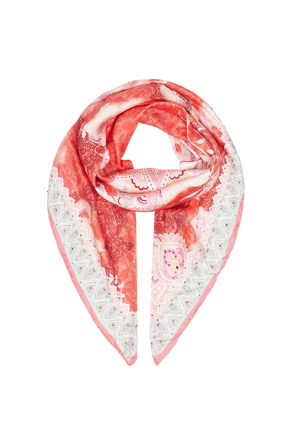 LARGE SQUARE SCARF PALACE MUSE