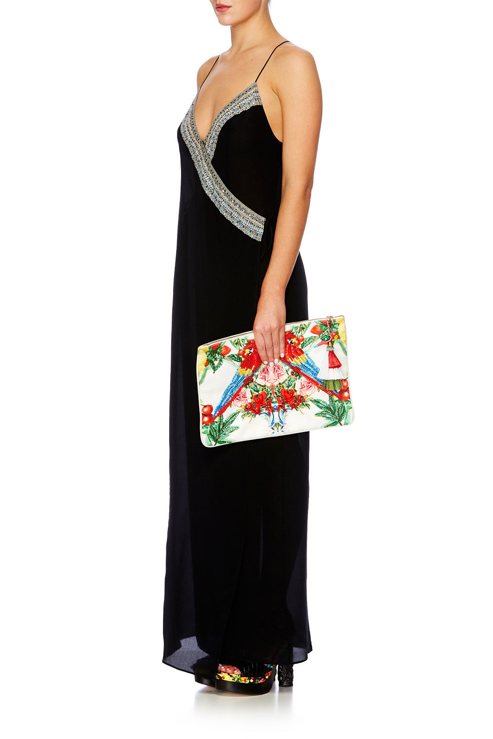 ONE FLEW OVER LARGE CANVAS CLUTCH