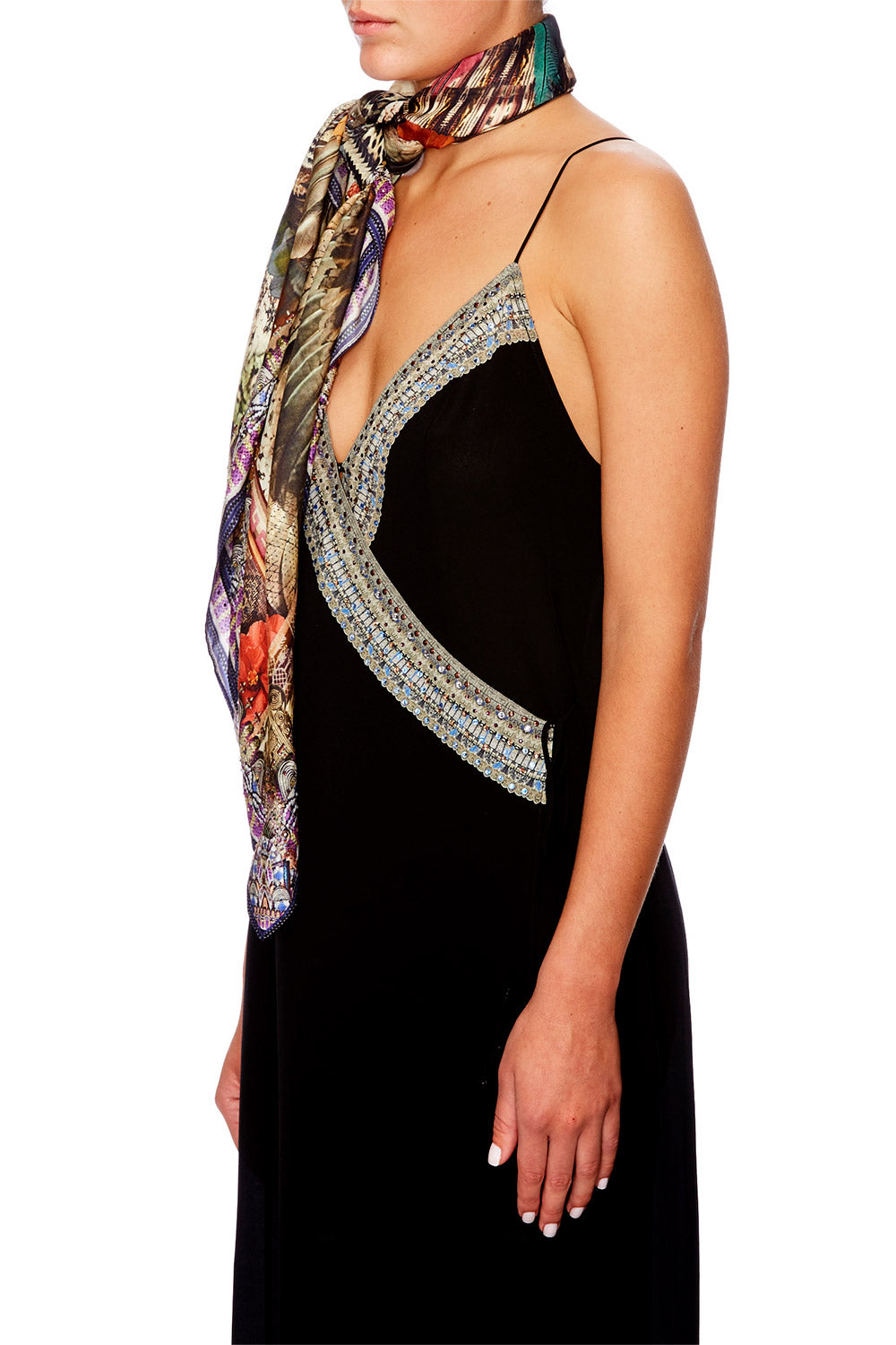 LIGHT MY FIRE LARGE SQUARE SCARF