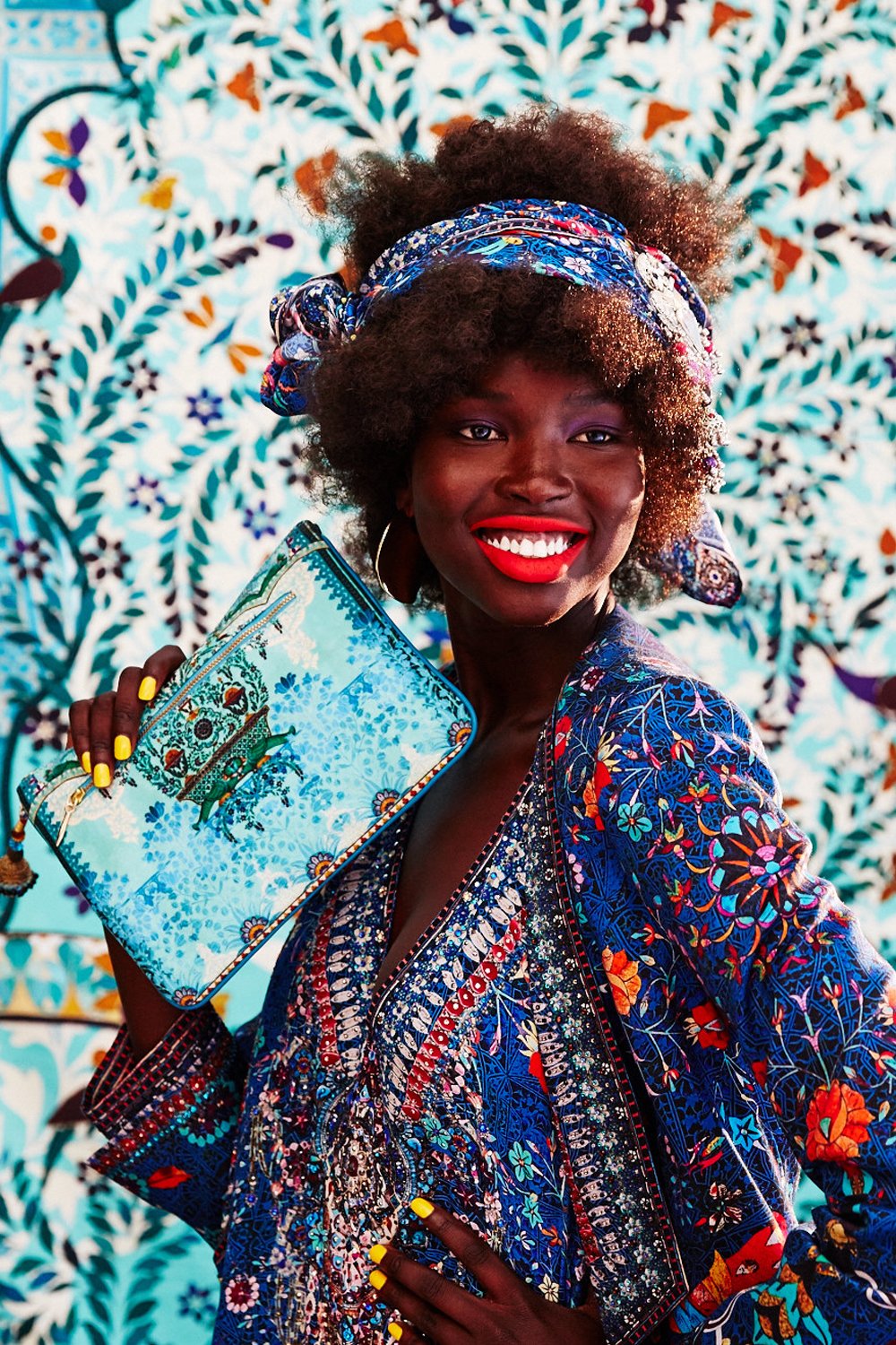 KINDNESS KALEIDOSCOPE DETACHABLE LAYERED JACKET