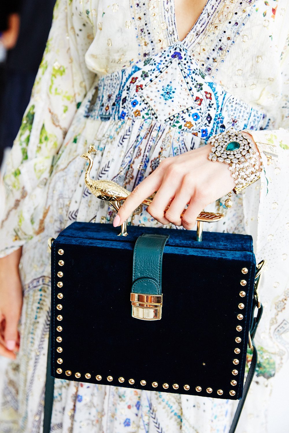 BREAKFAST WITH SILVIA LONG KAFTAN W WAISTBAND