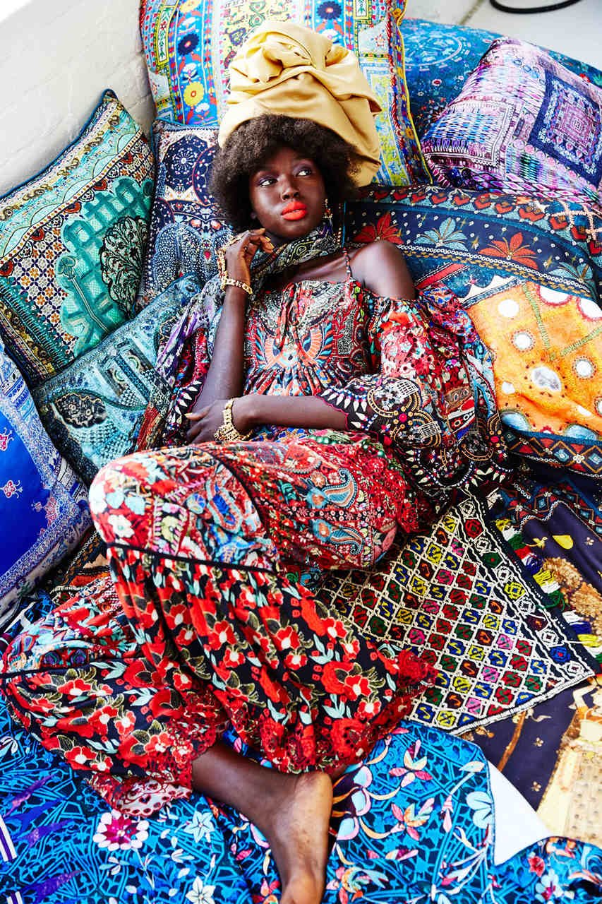 QUEEN ALIKA WIDE LEG TIERED PANT