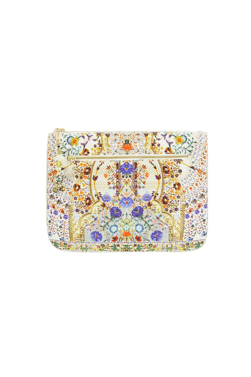 SMALL CANVAS CLUTCH NATURAL INSTINCT main image 1