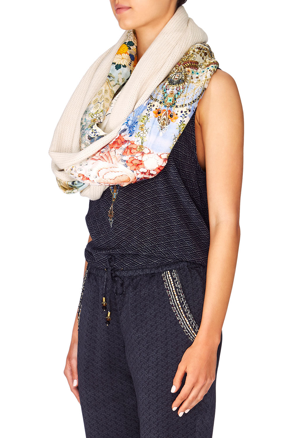 LADY LABYRINTH DOUBLE SIDED SCARF