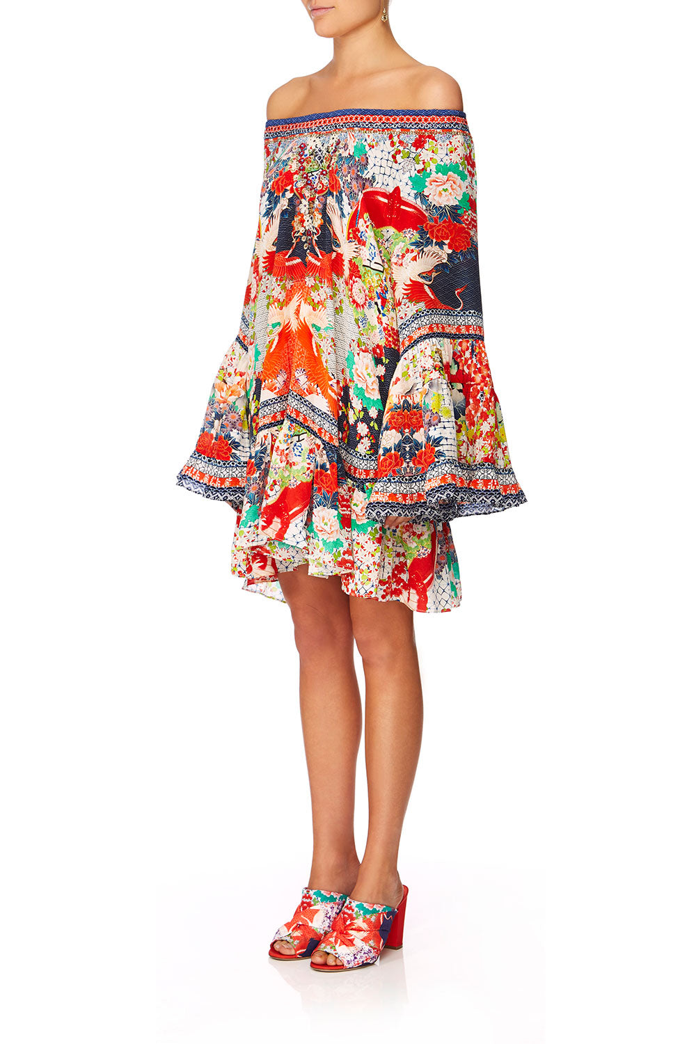 CAMILLA GEISHA GIRL A-LINE FRILL DRESS