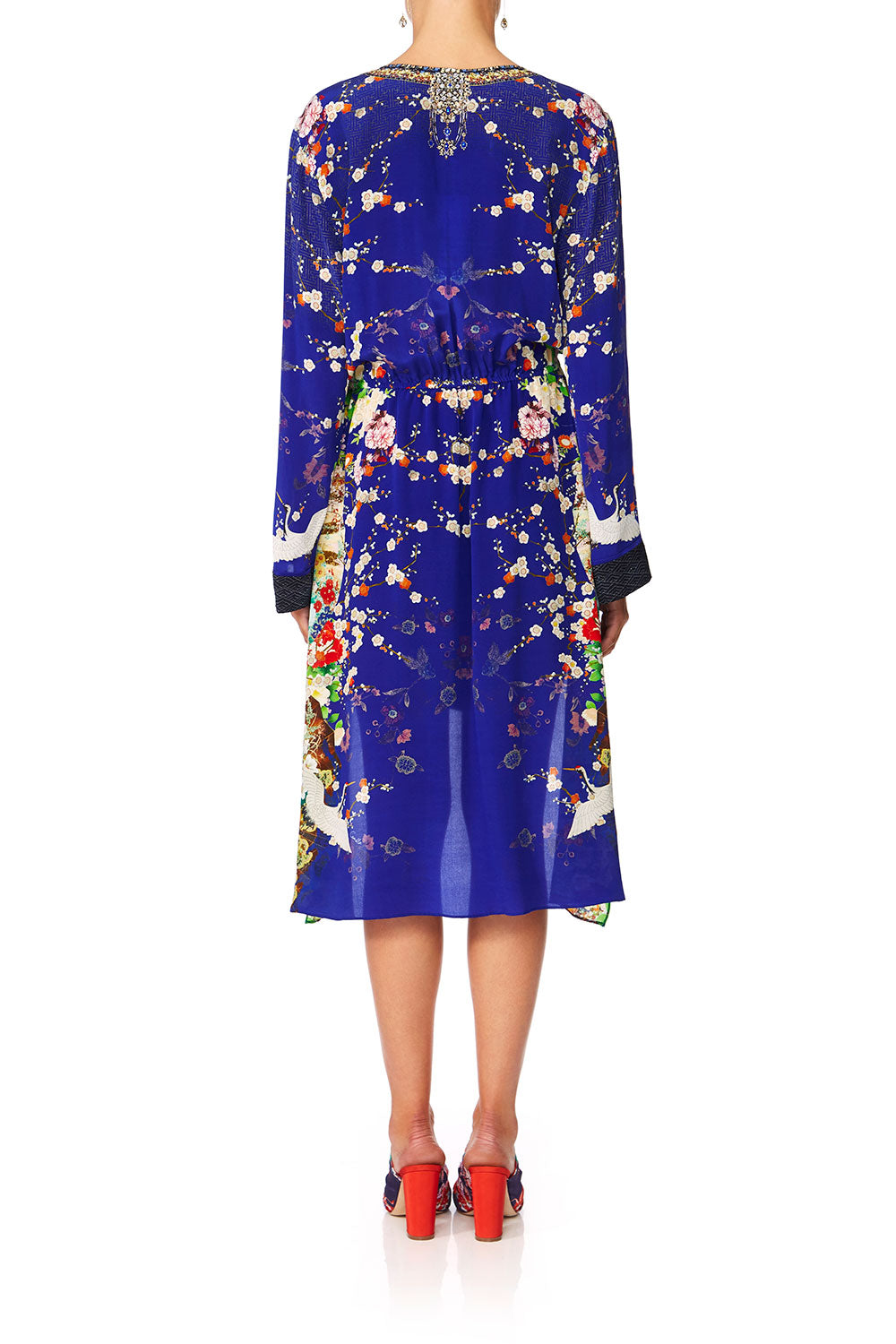 CAMILLA MAIKOS MIDNIGHT TIE DETAIL SHORT DRESS