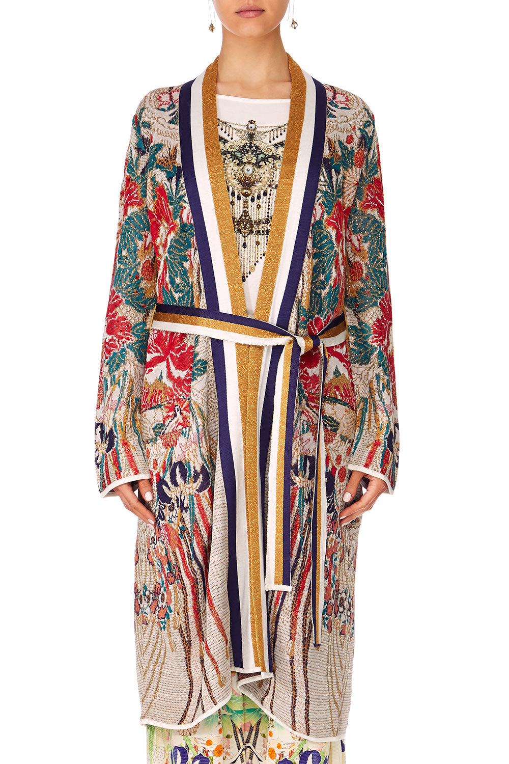 CAMILLA MS MAIKO KNIT WRAP W TIE