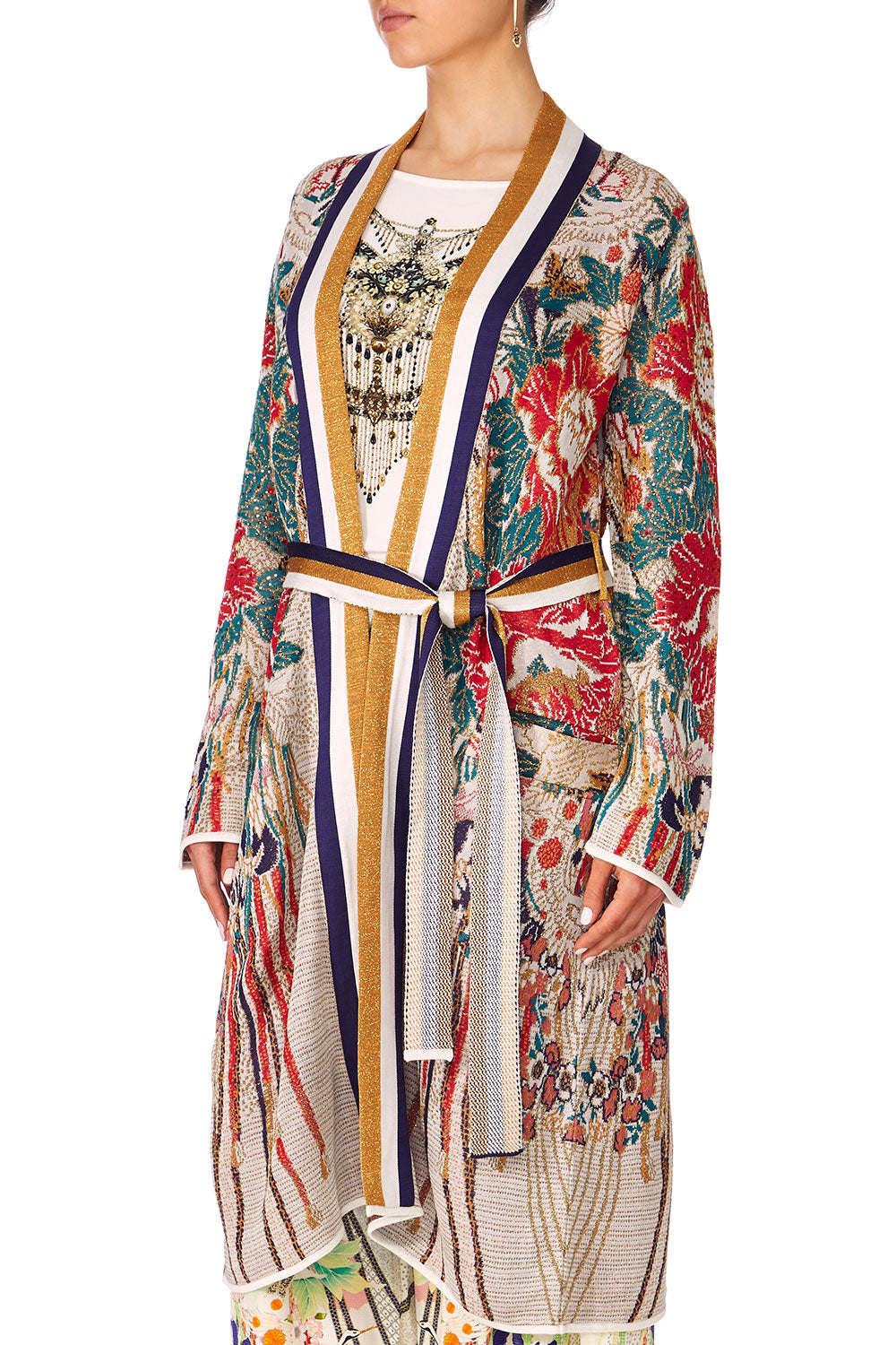 CAMILLA MS MAIKO KNIT WRAP W TIE